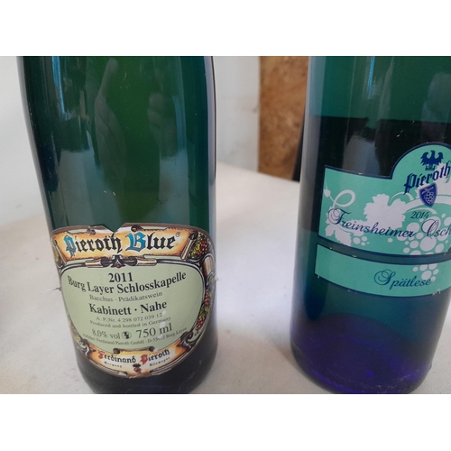 173 - 4 x bottles of white wine : 2011 Pieroth Blue Burg Layer Schlosskapelle Auslese Riesling, 2013 Vicom... 