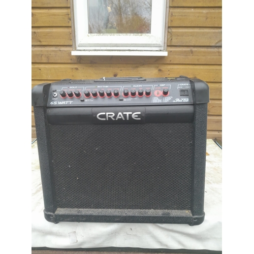 377 - Crate GLX 65 guitar amp, working but effects need some attention