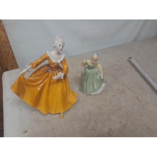 410 - 2 x Royal Doulton figures