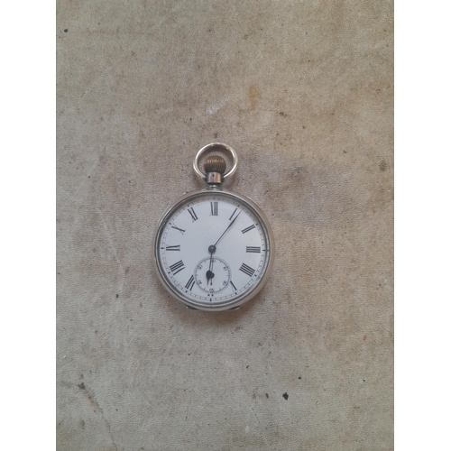 420 - 935 silver case pocket watch