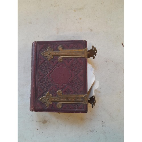 2 - 3 x early 20th century empty photograph albums, note one loose spine, one is smaller with tatty page... 