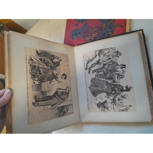 6 - Early 20th century pressed flower and plant album, partially filled with UK species, and a scrap boo... 