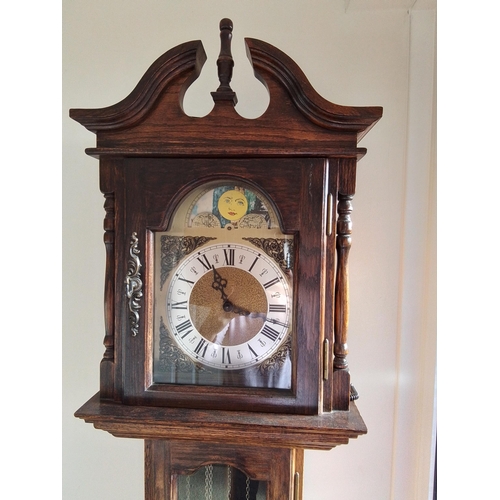 19 - Vintage Emperor Clock Company Grandmother longcase clock