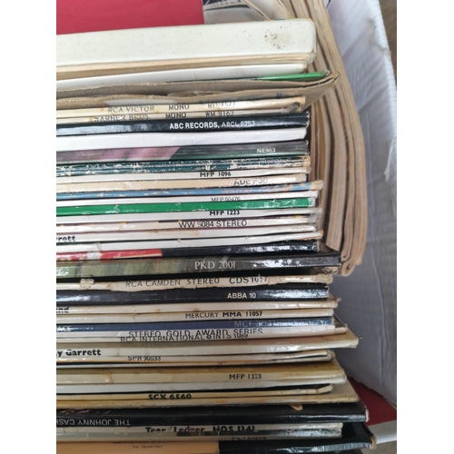 36 - Books, stamps, watercolour & prints, records mainly easy listening, Sotheby's and other catalogue, b... 