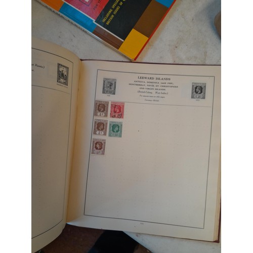 114 - Stamps : a varied collection of mainly used stamps of the world in a variety of albums, schoolboy co... 