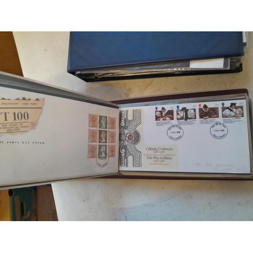 132 - Stamp First Day Covers in 12 binders 1960s - 1990s approx 15 kg, only a small sample photographed