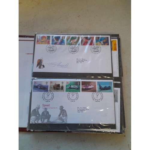 139 - Box of Stamp First Day Covers in 8 binders 1970s to 2000s only a sample photographed approx 15 kg