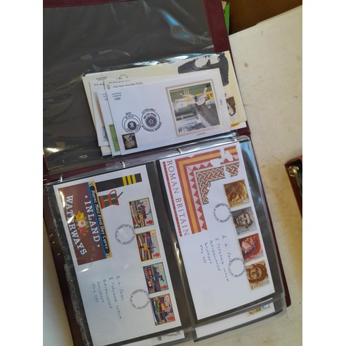 139 - Box of Stamp First Day Covers in 8 binders 1970s to 2000s only a sample photographed approx 15 kg