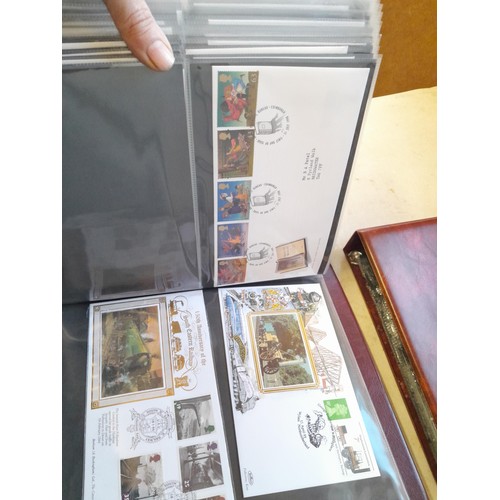 139 - Box of Stamp First Day Covers in 8 binders 1970s to 2000s only a sample photographed approx 15 kg