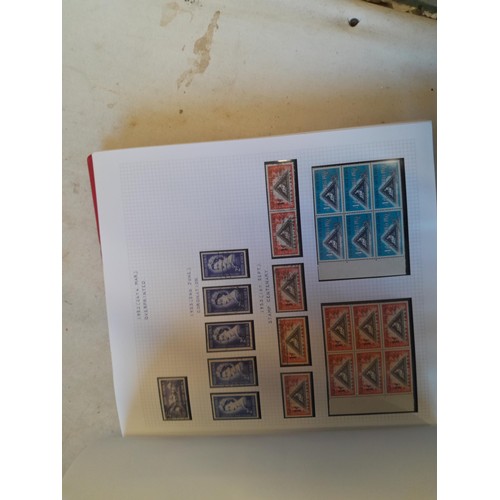 154 - A well appointed collection of stamps of South Africa including COGJH & others in a red album Queen ... 