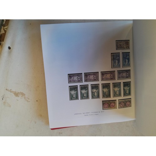 154 - A well appointed collection of stamps of South Africa including COGJH & others in a red album Queen ... 