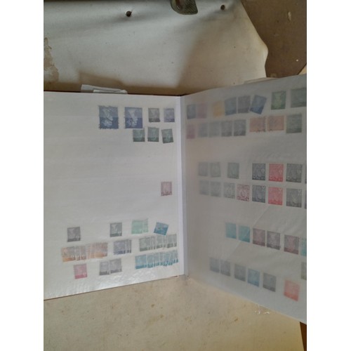 157 - Stamps of GB mainly used in five albums and three stock books with a folder of PHQ cards approx 11 k... 