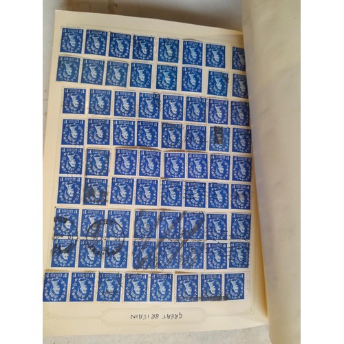 157 - Stamps of GB mainly used in five albums and three stock books with a folder of PHQ cards approx 11 k... 