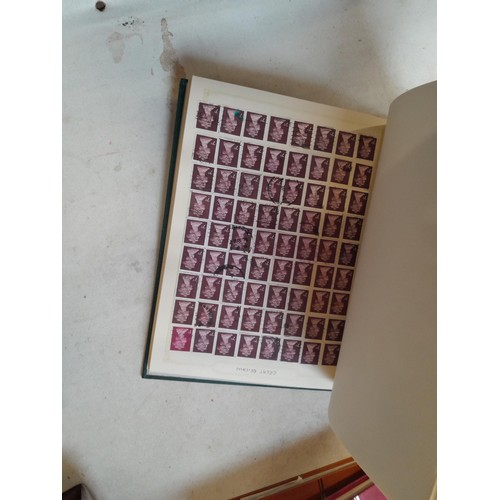 157 - Stamps of GB mainly used in five albums and three stock books with a folder of PHQ cards approx 11 k... 