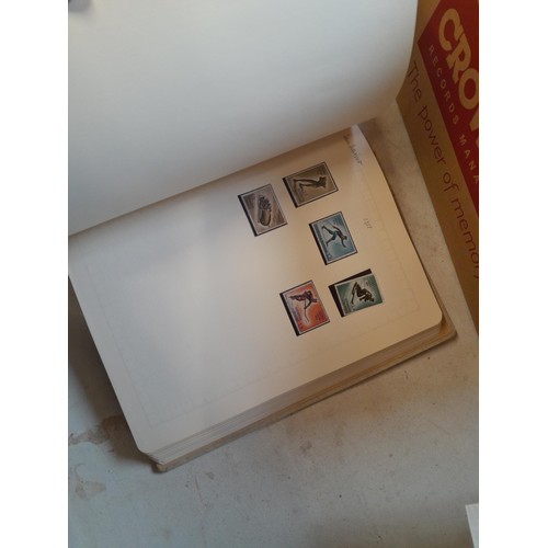 167 - Stamps of GB, Commonwealth and world accumulation plus covers in six albums and cards etc., both min... 