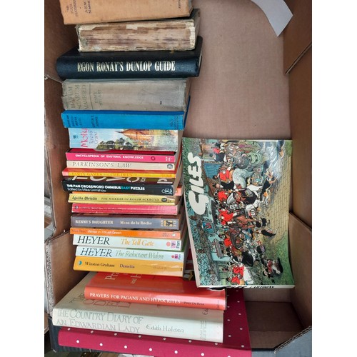 231 - Toys and board games and a box of mixed themed books