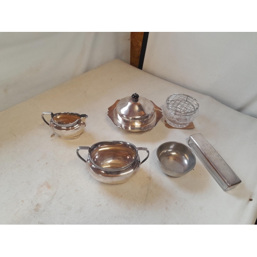 96 - Assorted silver plated ware