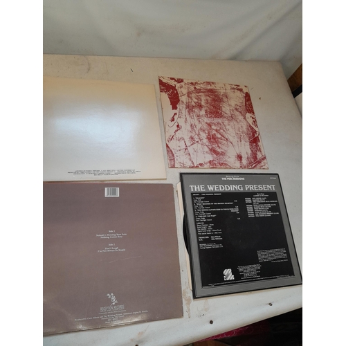 255 - 4 x vinyl records : Wedding Present : Peel Sessions & 3 x 12 