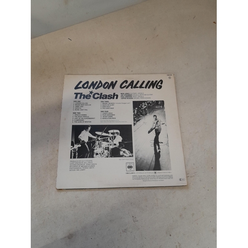 258 - Vinyl record album The Clash London Calling double album CB 232 (light scuffs but playable on £60 st... 