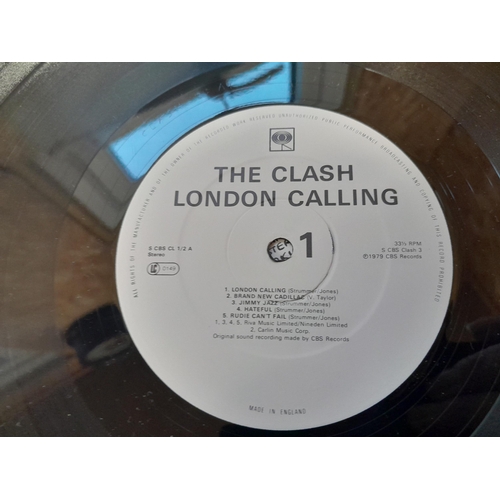 258 - Vinyl record album The Clash London Calling double album CB 232 (light scuffs but playable on £60 st... 