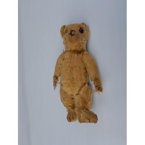 133 - Vintage smaller size stuffed teddy bear toy