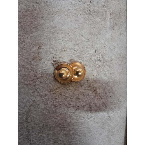 453 - Pair of gold plated  studs