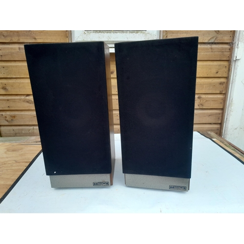 205 - Pair of  vintage Mission 737 R Speakers in box of issue (untested)