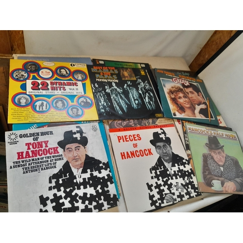 212 - Various LP vinyl record albums : Rod Stewart, John Lennon, Yes, The Nice, Wings, Elvis Costello