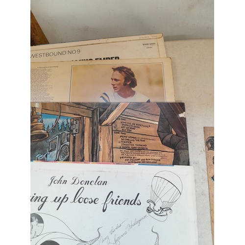 214 - Various LP vinyl record albums : John & Linda Thompson, Black Oak Arkansas,  Stephen Stills, Cat Ste... 