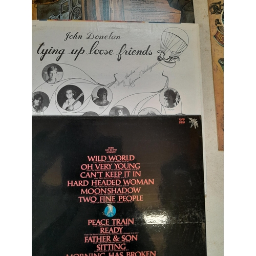 214 - Various LP vinyl record albums : John & Linda Thompson, Black Oak Arkansas,  Stephen Stills, Cat Ste... 