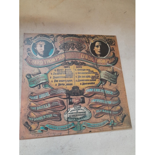 214 - Various LP vinyl record albums : John & Linda Thompson, Black Oak Arkansas,  Stephen Stills, Cat Ste... 