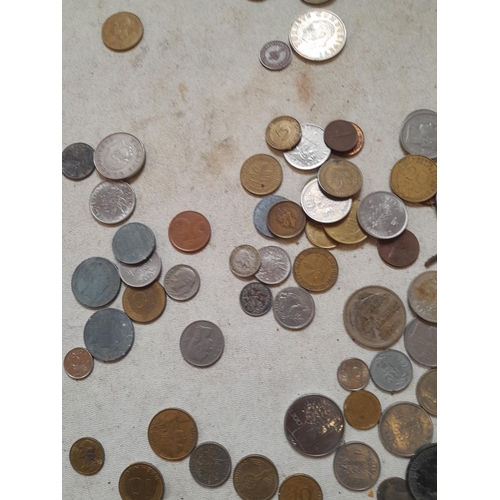 368 - Coins UK and foreign, no silver and banknotes from circ.