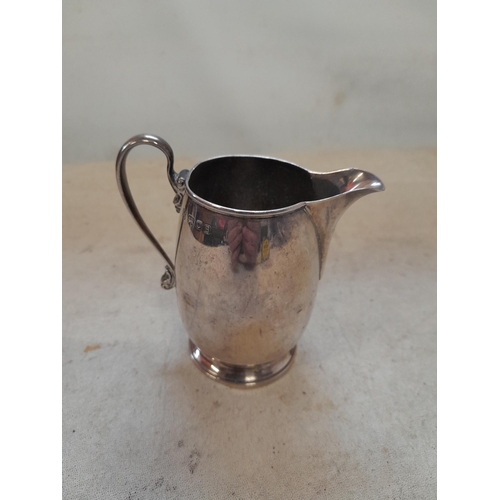 376 - Solid silver cream jug London 1937 William Bruford & Son Ltd  90 g