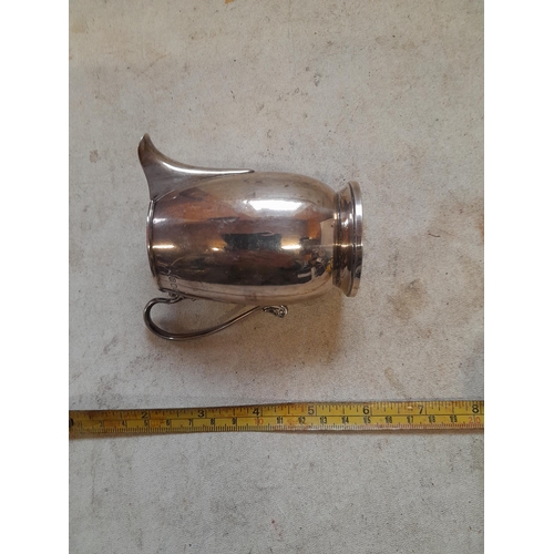 376 - Solid silver cream jug London 1937 William Bruford & Son Ltd  90 g