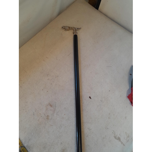 390 - Jaguar head walking stick