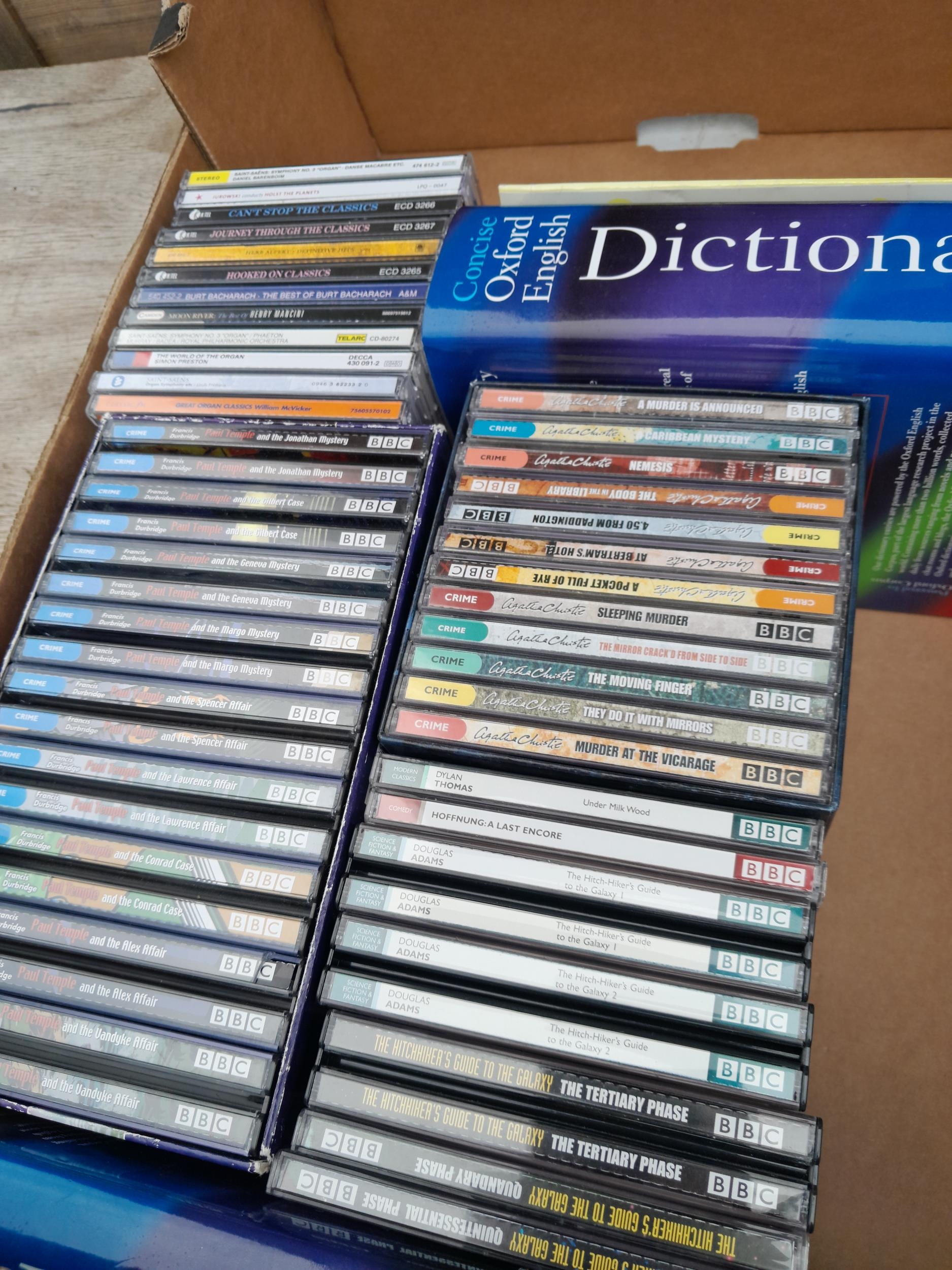 CDs books and oddments