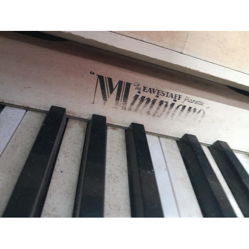 22 - Vintage Eavestaff Pianette Mini Piano
