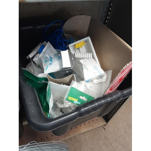 31 - Roll of wire and plumbing related items, new old stock