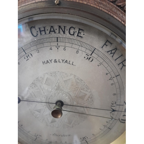 33 - Edwardian barometer by Hay & Lyall
