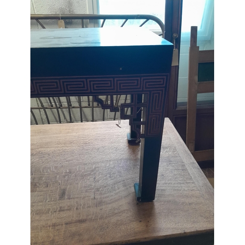 61 - Vintage Chinese tea table 71 cms x 45 cms x 35 cms