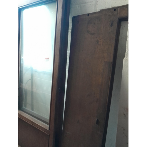 65 - Flat pack glazed French cabinet