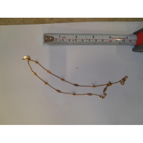 212 - 9 ct gold necklace 2.8 g