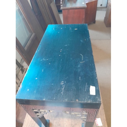 61 - Vintage Chinese tea table 71 cms x 45 cms x 35 cms