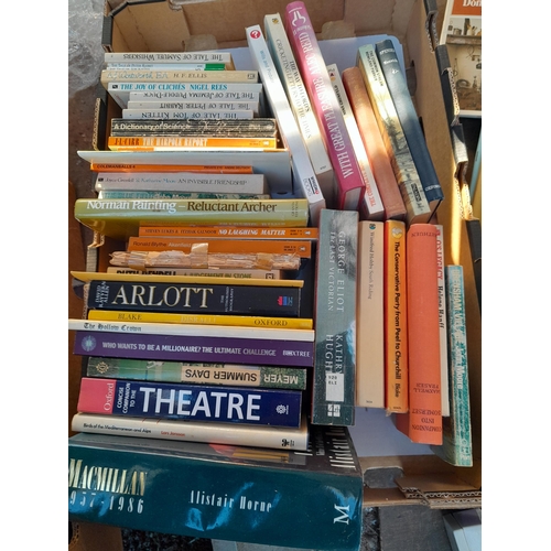 254 - 2 x boxes of mixed era and themed books