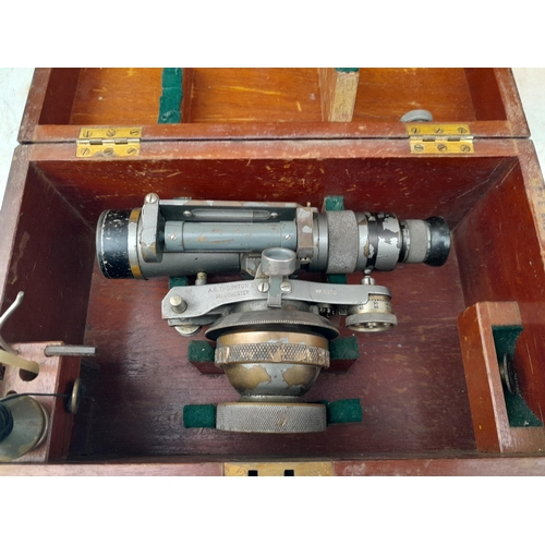 2 - Vintage Thornton Ltd theodolite in box of issue from the 1950s