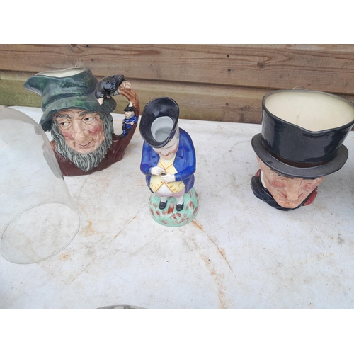 52 - Decorative china and dinnerware : 2 x Royal Doulton character jugs