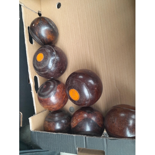 65 - 12 x vintage bowling woods, mixed era