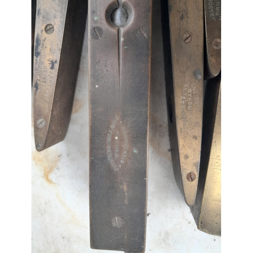 68 - Collection of vintage and antique spirit levels : Rabone and others