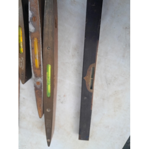 68 - Collection of vintage and antique spirit levels : Rabone and others