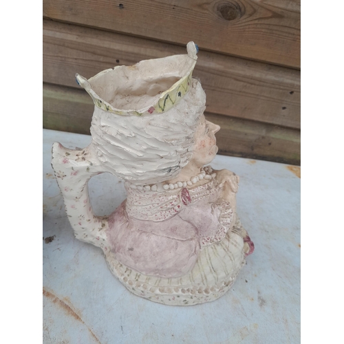 69 - 2 x studio pottery figures